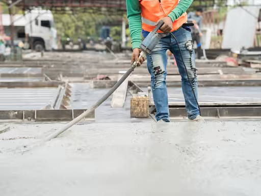 Vibrador de concreto con manguera de 6 metros para elementos estructurales grandes