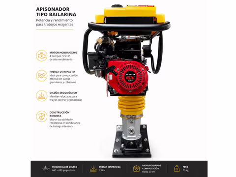Canguro Apisonador GX160 Honda