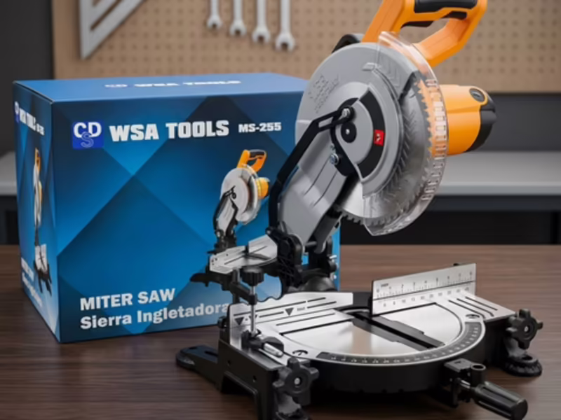 Sierra ingleteadora Acolilladora 10'' 255mm 1800W Wtools