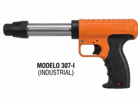 Pistola de fijación 307 tiro a tiro fulminante calibre 22 perno 1/2'-2'