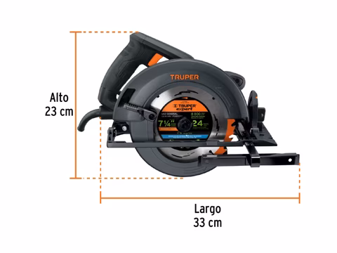 Sierra circular 7 1/4' 1,800w industrial