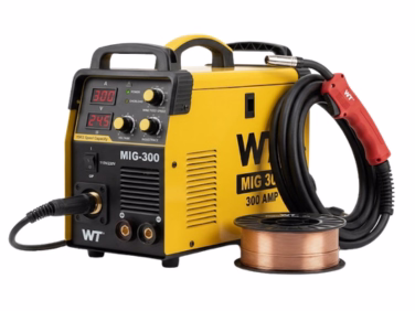 Soldador MIG 300A WT 110/220V con capacidad de carrete de 15kg en Colombia
