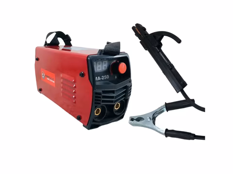 Soldador mini 250amp 110/220 borner 3/8 7018,6013,6011 1/8